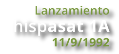 Lanzamiento hispasat 1A 11/9/1992