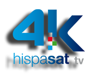 logotipo Hispasat 4k